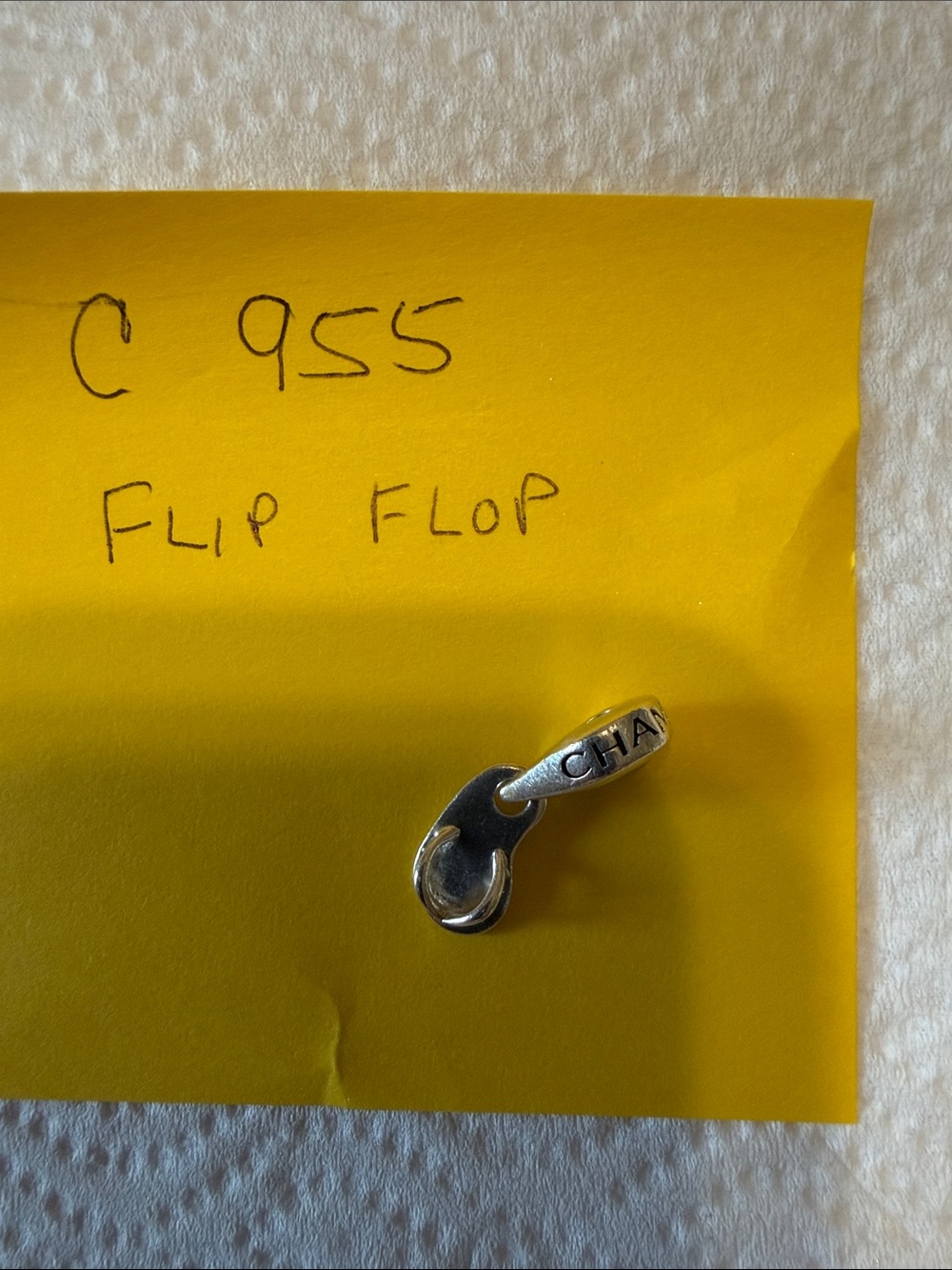 Chamilia Silver Flip Flop Charm